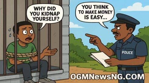 Man Wey Kidnap Himself for 20K Ransom Don Jam Wahala – Gbas Gbos Gist