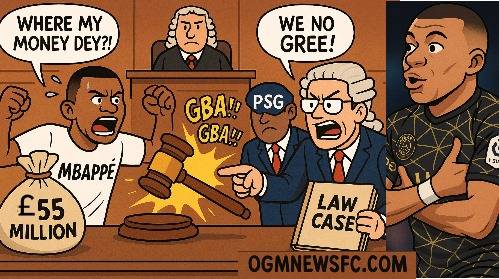 Mbappé Drag PSG to Court for £55 Million – “My Money No Be Charity!”