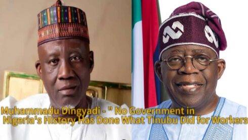 Minister of Labour Muhammadu Dingyadi Hails Tinubu’s Unmatched N 70K Minimum Wage: Says ‘No Government in Nigeria’s History Has Done This for Workers