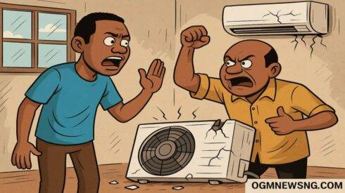 Nigerian Man Shout Say Landlord Don Spoil Him AC Because E No Wan Cold for Him House