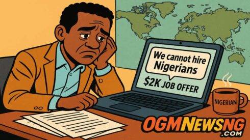 Nigerian Man Don Cry Say Na Him Nationality Make Am Lose $2K Job – “Wetin I Do Dem