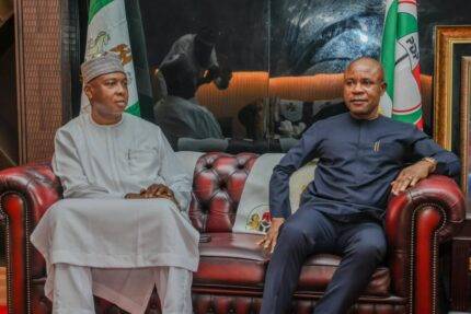 PDP Reconciliation in Motion: Saraki Panel Meets Governor Mbah After Southeast Threat to Exit Party