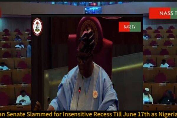 Nigerian Senate Slammed for 'Insensitive' Recess as Nigeria Burns: Democracy Day and Eid Cited for June 17 Adjournment