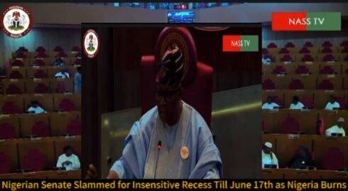 Nigerian Senate Slammed for 'Insensitive' Recess as Nigeria Burns: Democracy Day and Eid Cited for June 17 Adjournment