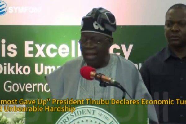 " I Almost Gave Up": President Tinubu Declares Economic Turnaround Amid Unbearable Hardship