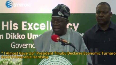 " I Almost Gave Up": President Tinubu Declares Economic Turnaround Amid Unbearable Hardship