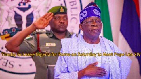 Tinubu to Depart for Rome to Meet Pope Leo XIV as Nigerians Demand Clarity on Papal Invitation
