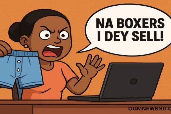 Vendor Shout! “I Show Face, He Show Joystick!” — Lady Vendor Exposes Customer Wey Turn Boxer Order to Blue Film