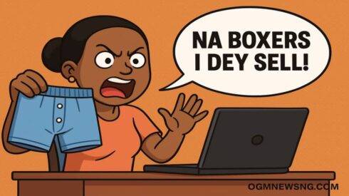 Vendor Shout! “I Show Face, He Show Joystick!” — Lady Vendor Exposes Customer Wey Turn Boxer Order to Blue Film