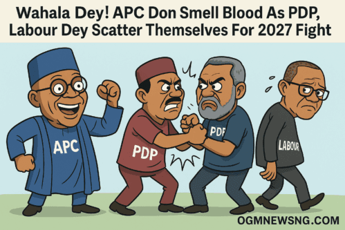Wahala Dey! APC Don Smell Blood as PDP, Labour Dey Scatter Themselves for 2027 Fight