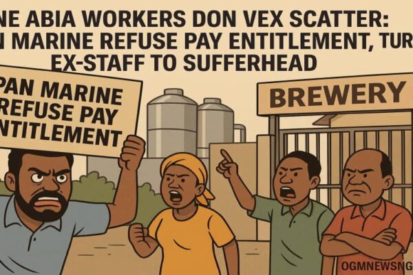 One Abia Brewery Workers Don Vex Gidigba: Pan Marine Still Dey Owe Us Entitlement, We No Be Mumu!