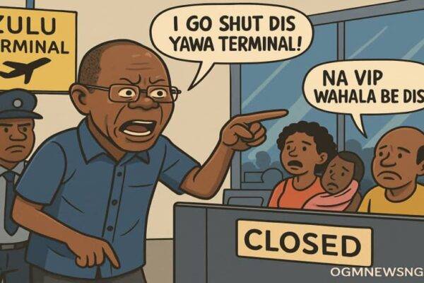 Adam Oshiomhole Miss Flight, Scatter Lagos Zulu Terminal – Passengers Yab Say "Na VIP Wahala Be This!"