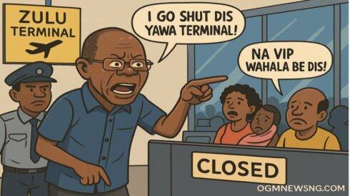 Adam Oshiomhole Miss Flight, Scatter Lagos Zulu Terminal – Passengers Yab Say "Na VIP Wahala Be This!"