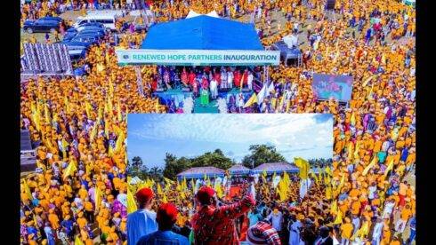 Speaker Benjamin Kalu Ignites Political Earthquake in Abia: 20,000 Join Tinubu’s ‘Renewed Hope’ Army Amidst Fierce Criticism