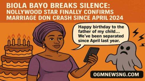 Biola Adebayo Breaks Silence: Nollywood Star Finally Confirms Marriage Don Crash Since April 2024