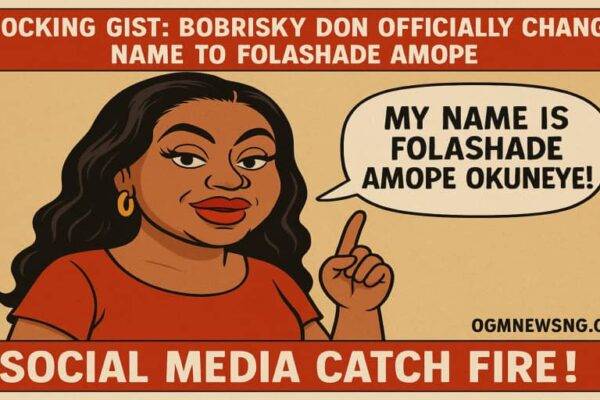 Bobrisky Don Officially Change Name to Folashade Amope – Social Media Catch Fire