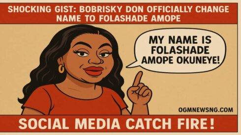 Bobrisky Don Officially Change Name to Folashade Amope – Social Media Catch Fire
