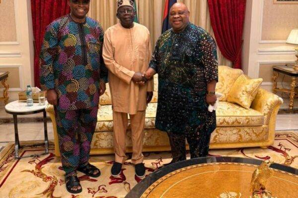 Davido, Governor Adeleke Visit President Tinubu at Lagos Residence