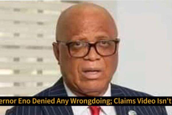 Governor Umo Eno Explodes Over Viral Accusation Video, Blames Political Rivals for Weaponizing Daughter’s Grief