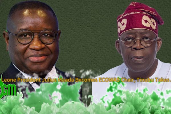 Sierra Leone President Julius Maada Bio Topples Tinubu as ECOWAS Chair Amid Rising Regional Rebellion