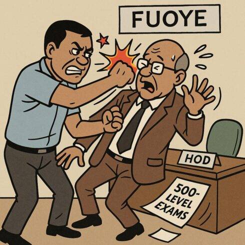 FUOYE Wahala: Lecturer Land HOD for Hospital After exam Wahala