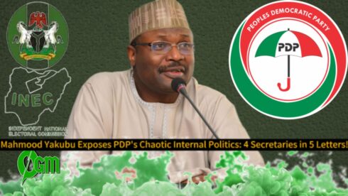 INEC Chairman Mahmood Yakubu Exposes PDP’s Chaotic Internal Politics: ‘Four Secretaries in Five Letters