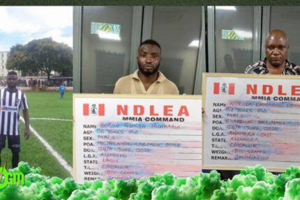 NDLEA Nabs Ex-International Footballer, 4 Others Over 22.6kg Cocaine, Meth at MMIA, AIIA