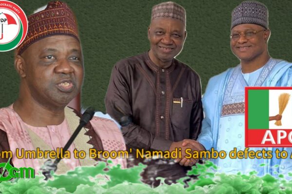 Former Vice President Namadi Sambo’s Defection Ignites Political Earthquake in PDP- 'From Umbrella to Broom'