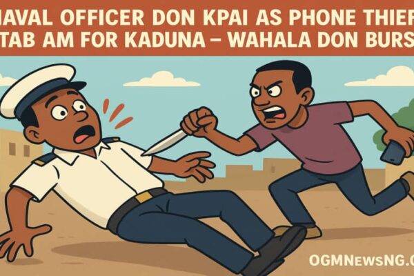 Naval Officer Stabbed for Kaduna by Phone Thief – Nigerians Dey Vex, Police Dey Hunt Suspect