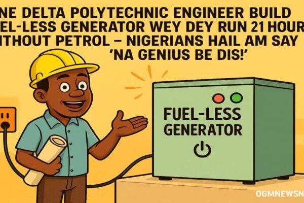 One Delta Polytechnic Engineer Invent Fuel-less Generator Wey Dey Work 21 Hours Non-Stop – Nigerians Shout “Na This Kind Juju We Want!”