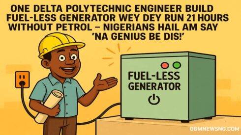 One Delta Polytechnic Engineer Invent Fuel-less Generator Wey Dey Work 21 Hours Non-Stop – Nigerians Shout “Na This Kind Juju We Want!”