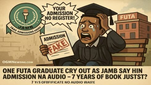 One FUTA Graduate Cry Out As JAMB Say Hin Admission Na Audio – 7 Years of Book Just Waste?