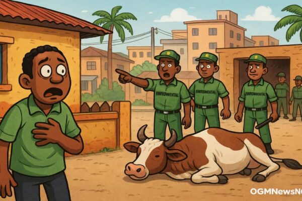 One Lagos Man Wey Turn Him House to Illegal Butcher House Don Collect Wotowoto as Environment Ministry Burst Am for Iju