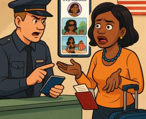 One Nigerian Businesswoman Don Cry Say Na Her Instagram Cast Am – U.S. Deport Her Despite Correct Visa for Trade Fair