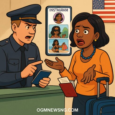 One Nigerian Businesswoman Don Cry Say Na Her Instagram Cast Am – U.S. Deport Her Despite Correct Visa for Trade Fair