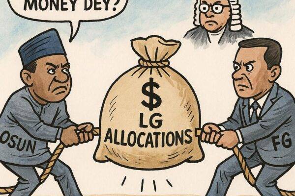 Osun vs FG: Wahala Burst as Federal Government No Gree Pay LG Money for 3 Months ,Supreme Court Matter Don Set