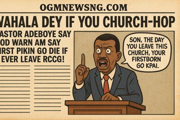 God to Pastor Adeboye | Wahala Go Dey if You Comot For RCCG! – No Play with Your First Pikin Life o!