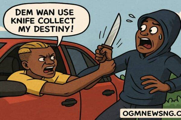 Portable Escape Knife Attack – “Dem Wan Use Cutlass Collect My Destiny” – He Shout As He Nab One Assailant