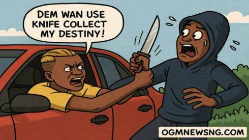 Portable Escape Knife Attack – “Dem Wan Use Cutlass Collect My Destiny” – He Shout As He Nab One Assailant