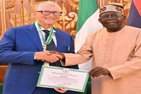 President Tinubu Honours Bill Gates with Prestigious CFR Title for Exceptional Global Impact
