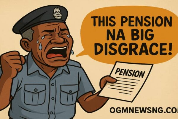 Retired Police Officer Shout Say Pension Don Turn Pure Water – Dem Dey Suffer After Serving Nigeria!