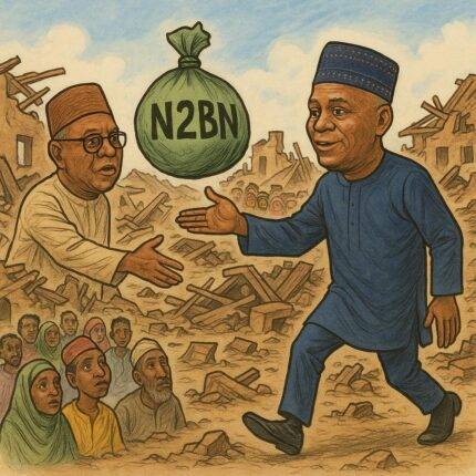 "VP Shettima Touch Down Mokwa – Tinubu Drop N2bn Like Bomb to Rebuild Broken Houses!"