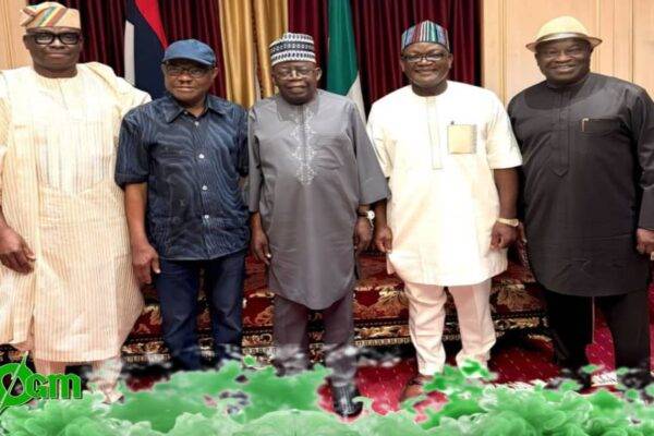 President Bola Ahmed Tinubu, Wike, Fayose, Ortom, Ikpeazu in Explosive Power Talks at Aso Rock