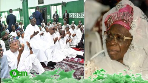 President Bola Tinubu Ignites Mosque Controversy Yesterday, Critics Slam Prayer Tribute for Alhaja Abibatu Mogaji Who Died June 15, 2013