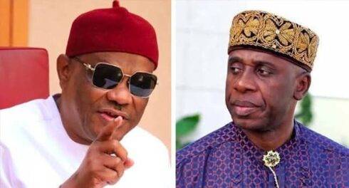 Nyesom Wike Rebukes Amaechi’s “Hunger” Comments at Abuja Media Parley