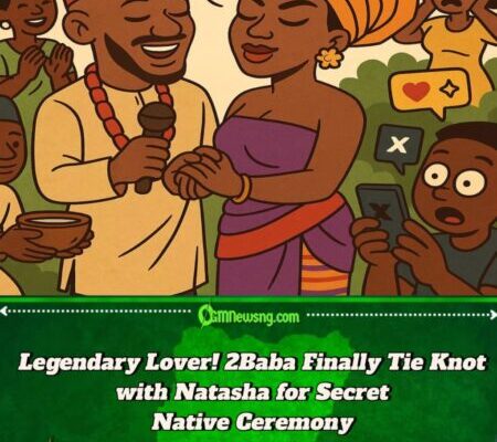 2Baba Finally Tie Knot With Natasha for Secret Traditional Wedding – Love Wan Tear Shirt!