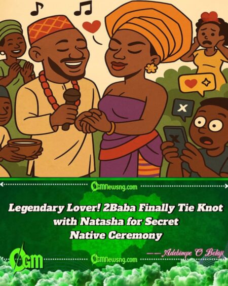 2Baba Finally Tie Knot With Natasha for Secret Traditional Wedding – Love Wan Tear Shirt!