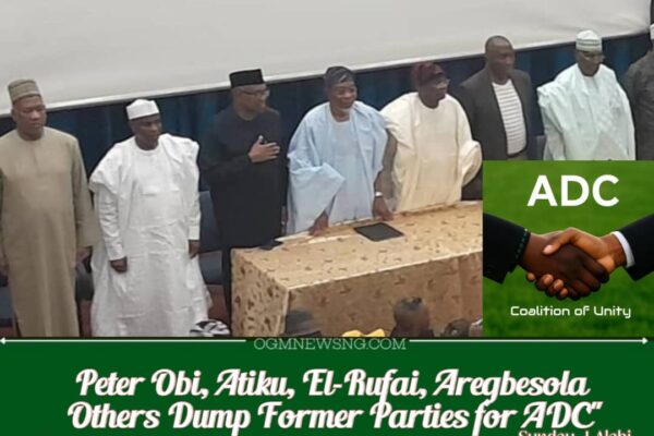 ADC Leaders Step Down for David Mark, Aregbesola to Reposition Party Ahead of 2027 Elections