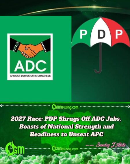 PDP Chides ADC Over “Unprovoked Attack,” Vows to Defeat Tinubu in 2027