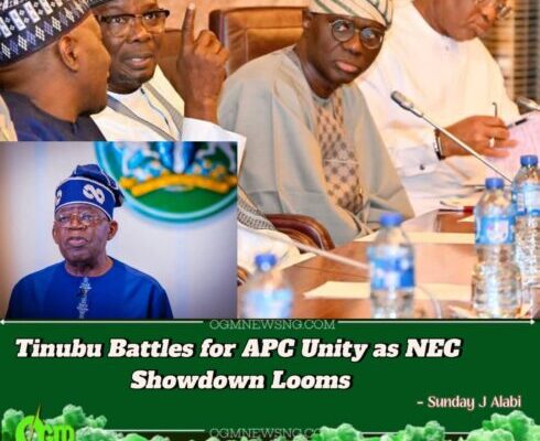 TINUBU, APC GOVERNORS IN STRATEGIC TALKS AHEAD OF NEC SHOWDOWN